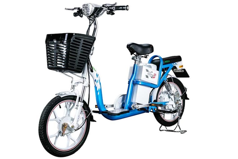 Xe đạp điện Pega Zinger 9 màu xanh